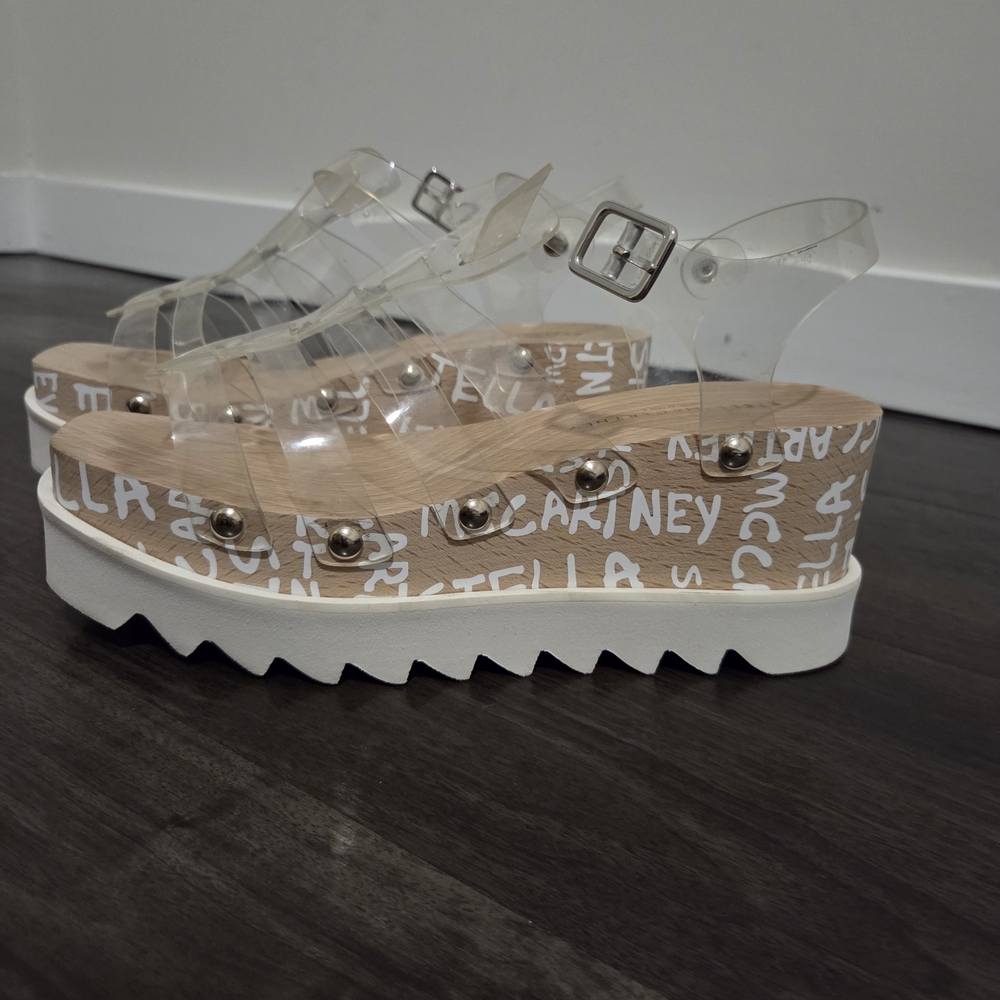 Stella McCartney Transparent Platform Sandals